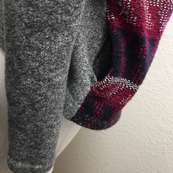 Lucky Lotus boho wool blend open sweater/cardigan Sz M - Picture 4 of 8